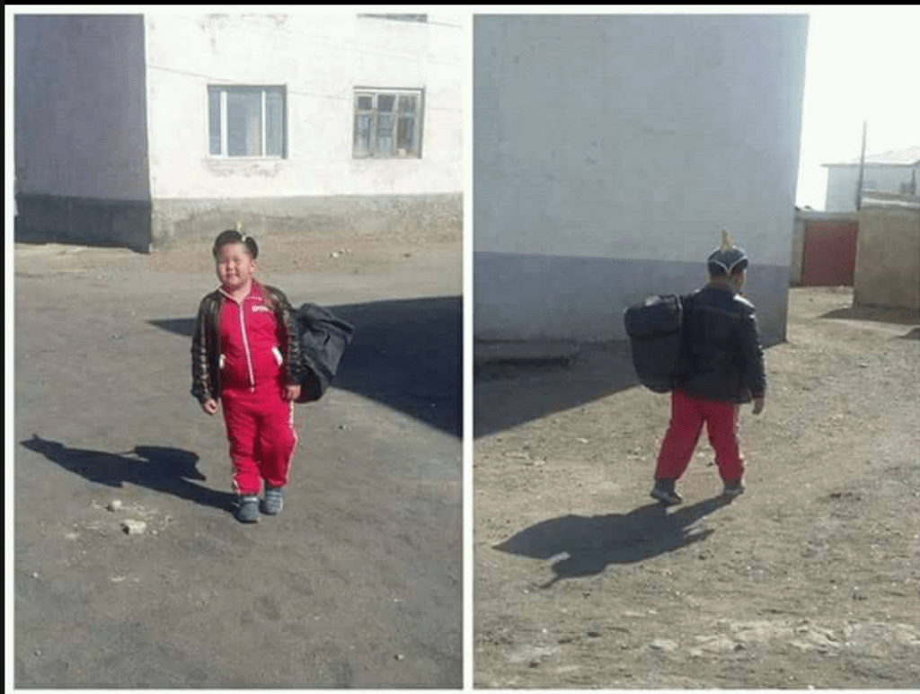 Sportler in der Mongolei