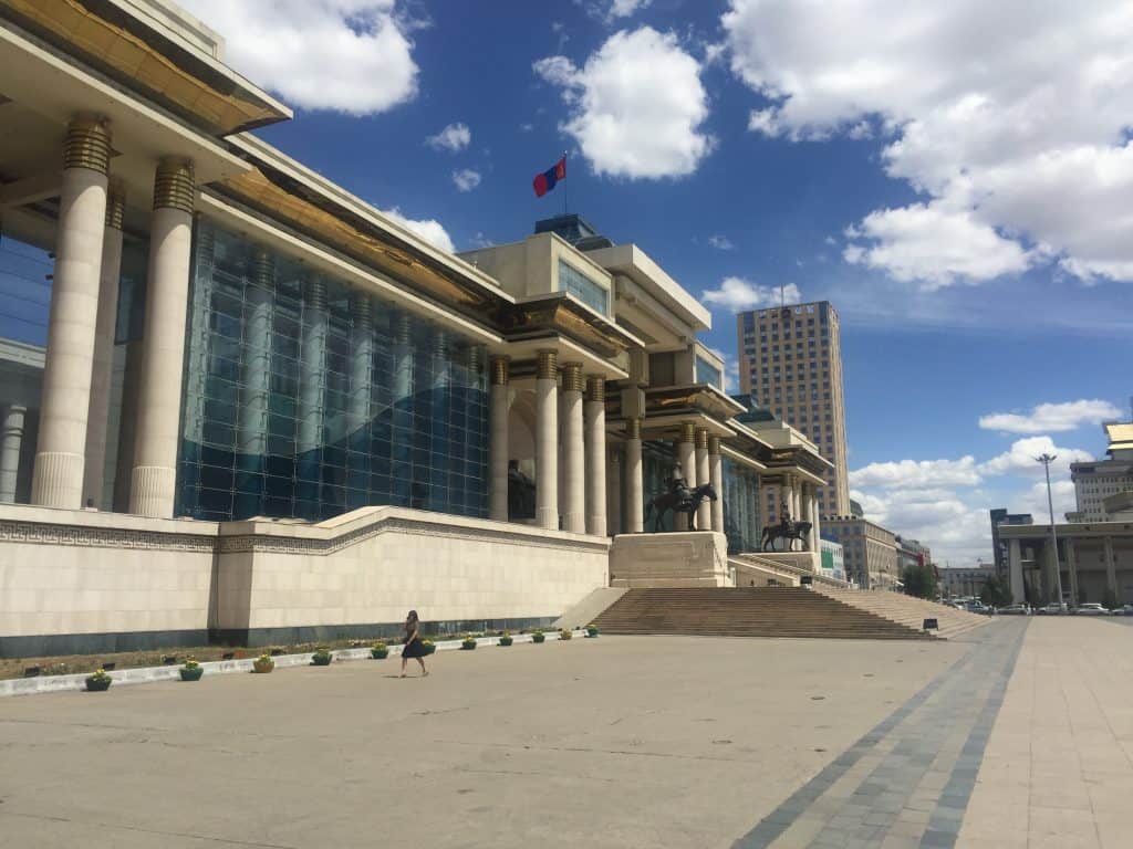 mongolisches Parlament in UB