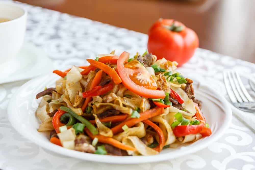 Essen in der Mongolei, viel Getreideprodukte und Fleisch