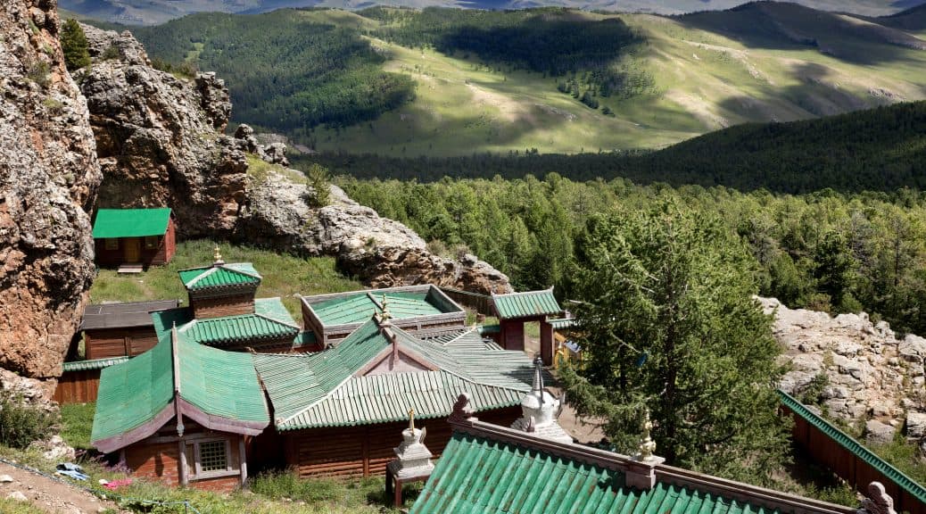 tibetisch-mongolisches Bergkloster